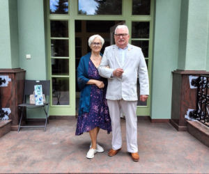 Lech Wałęsa pochwalił się na małżonką