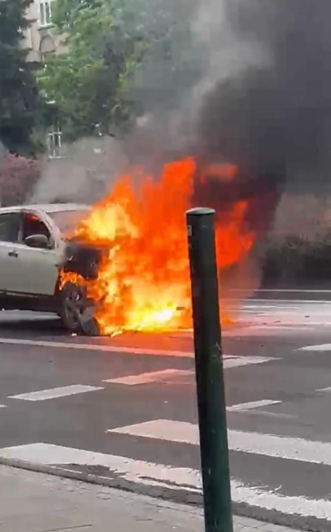 Pożar w centrum Krakowa! O krok od eksplozji. Miasto sparaliżowane