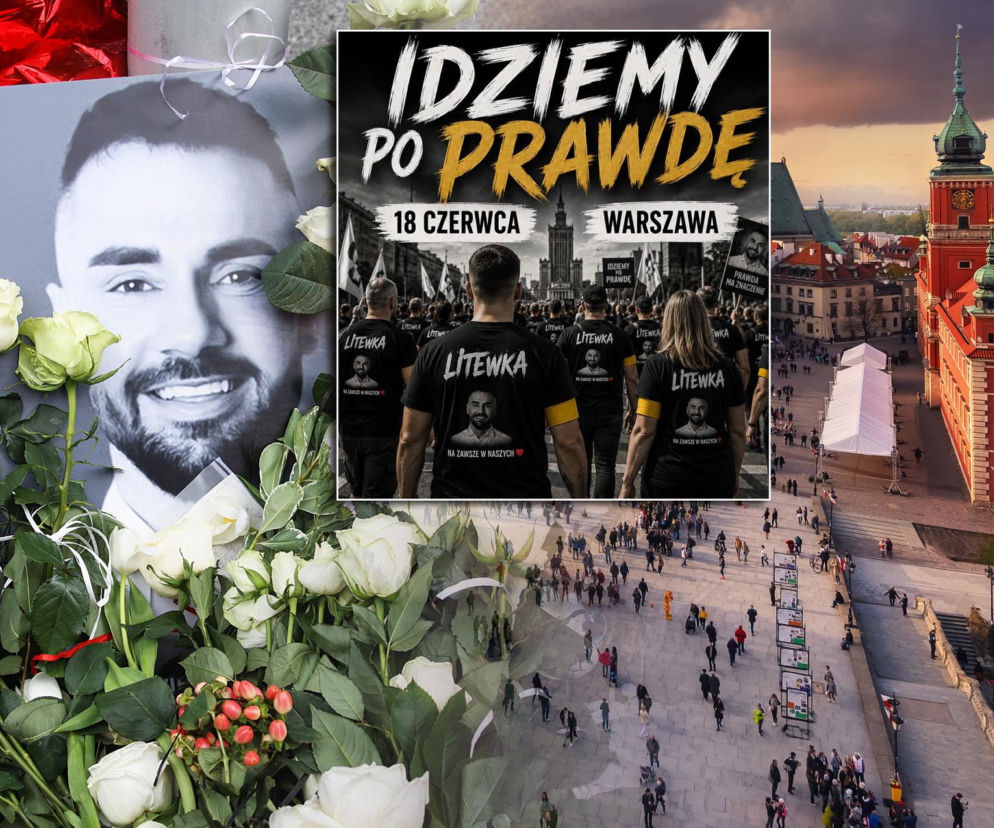 Miał być wielki protest po śmierci Łukasza Litewki. Na miejscu pojawiła się garstka osób