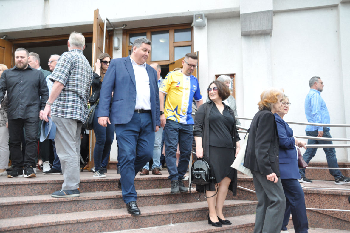 Pogrzeb Pawła Kotwicy, dziennikarza z Kielc
