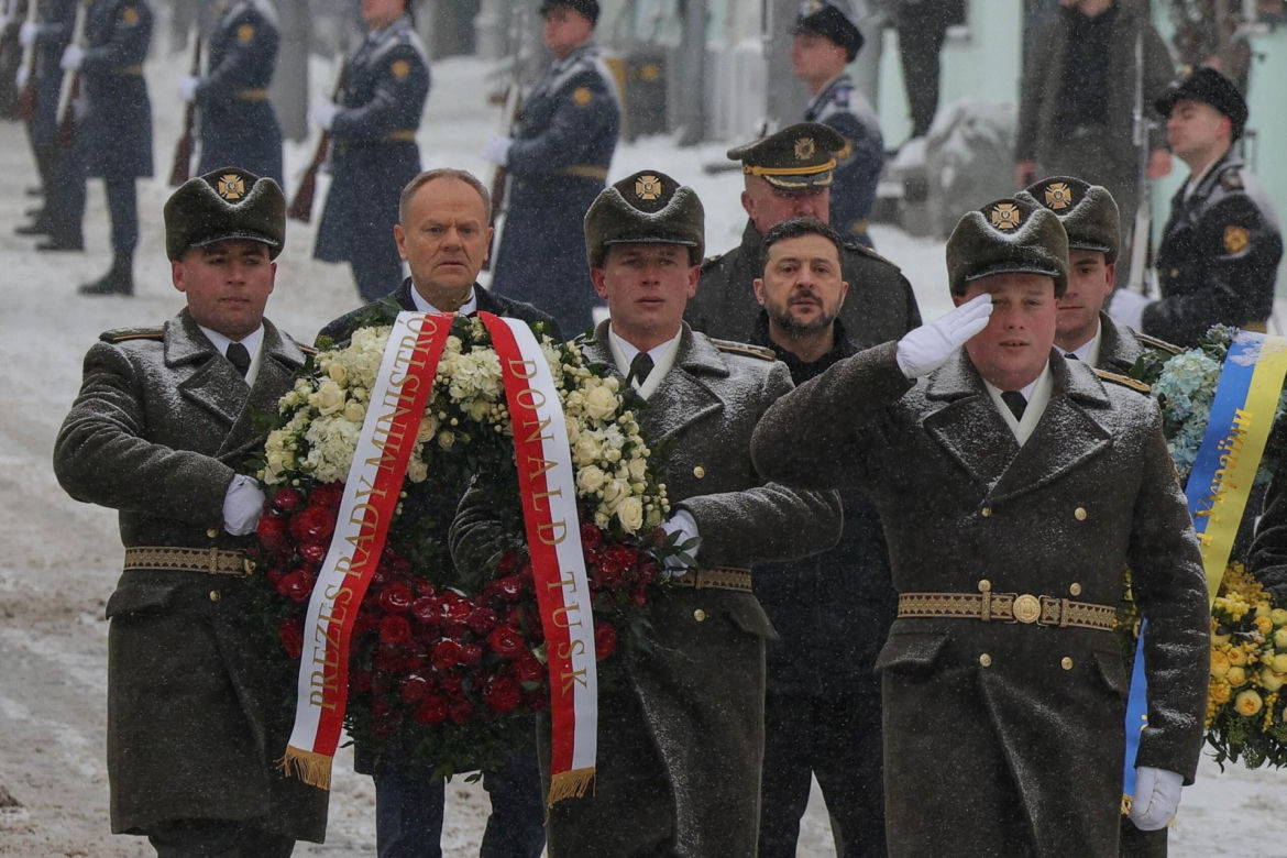 Premier Donald Tusk rozpoczął wizytę w Kijowie. Spotkał się z prezydentem Wołodymyrem Zełenskim