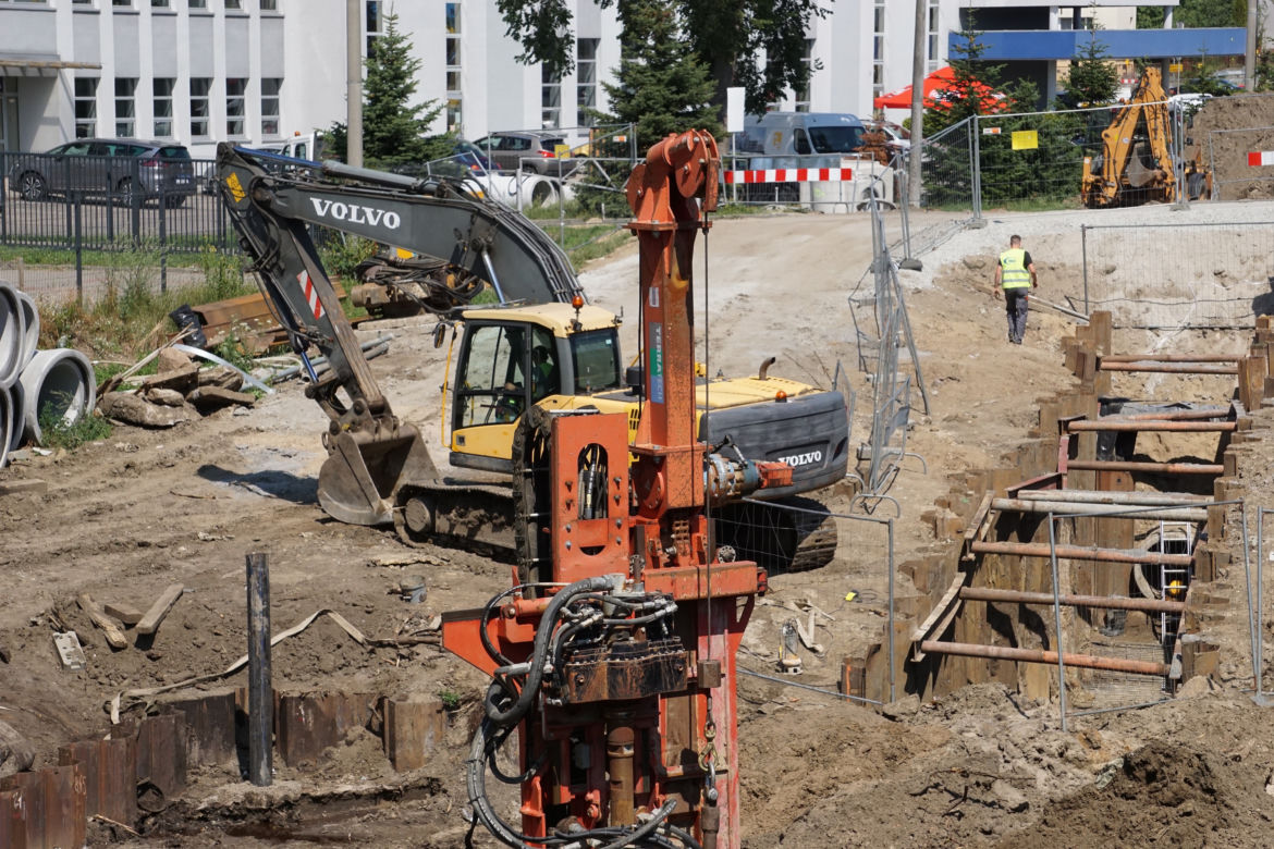 Trwa budowa nowych mostów Kazimierza Wielkiego w Bydgoszczy [ZDJĘCIA]