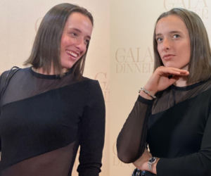 Iga Świątek na Players Party