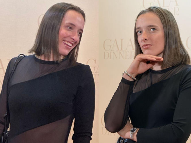 Iga Świątek na Players Party