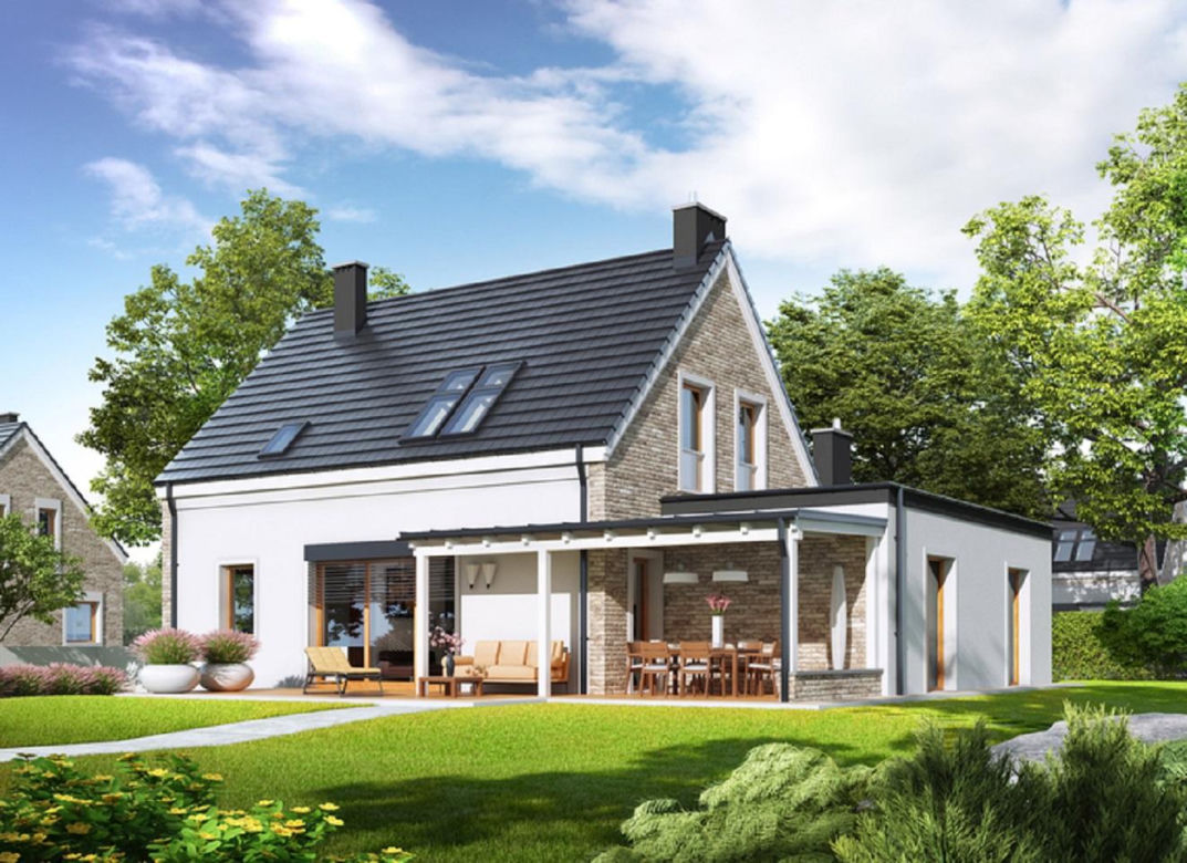 Tradycyjna architektura z nowoczesnymi dodatkami