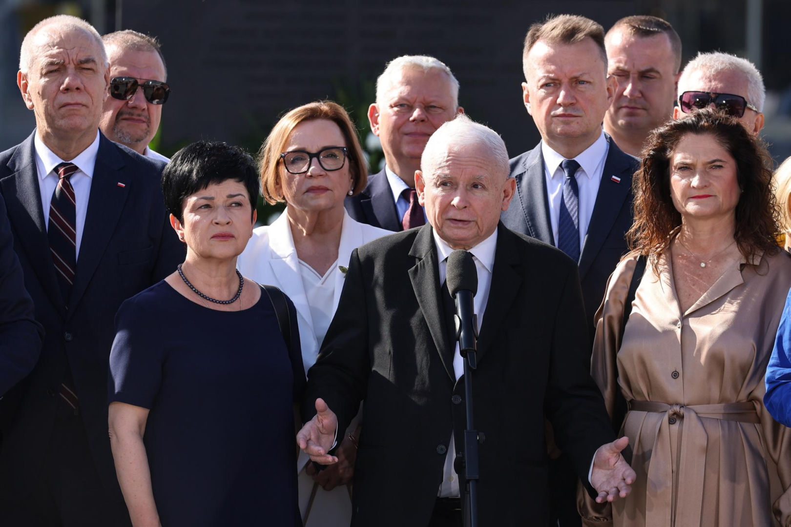 Kaczyński w czasie miesięcznicy wspomniał o Nawrockim. Wyjawił, o co go poprosił
