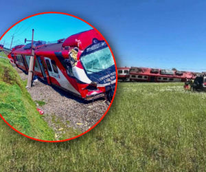  Tir zderzył się z pociągiem, kierowca nie żyje
