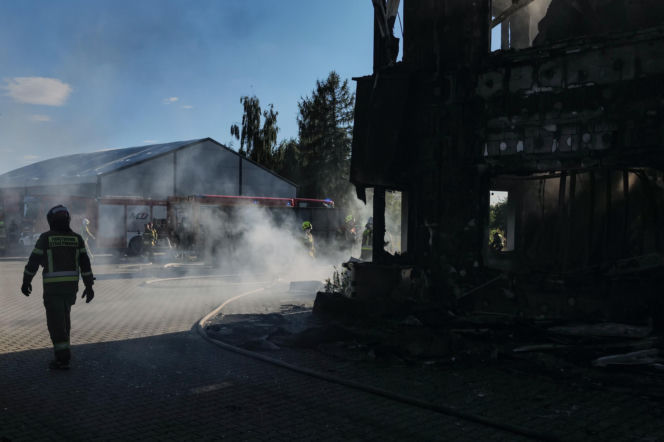 Pożar przy ul. Kasprowicza w Lublinie