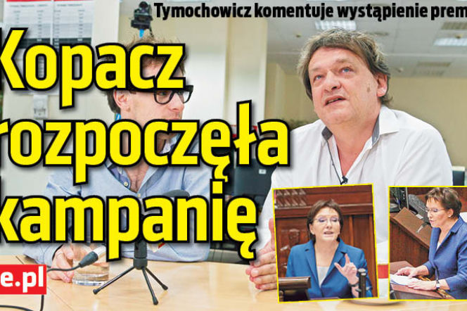 Kopacz rozpoczęła kampanię