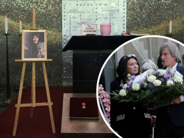 Znany dziennikarz pojawił się w tłumie na świeckim pogrzebie Joanny Rawik