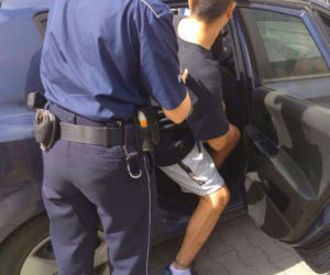 Chciał uciec policjantom i wskoczył do Brdy