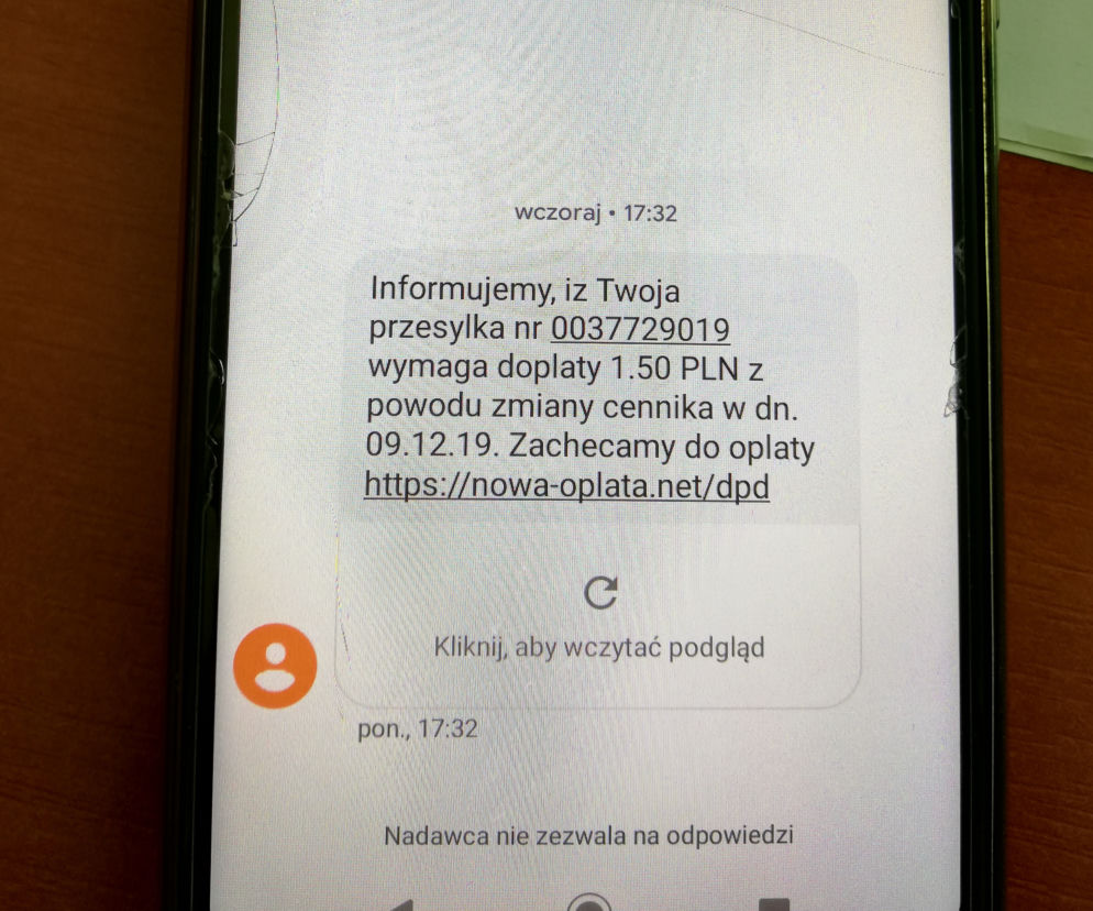 Oszukują za pomocą esemesów 