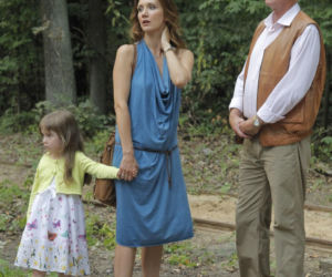 Ranczo. Dorotka (Weronika Kunka), Lucy (Ilona Ostrowska), Więcławski (Grzegorz Wons) - sierpień 2013 r.