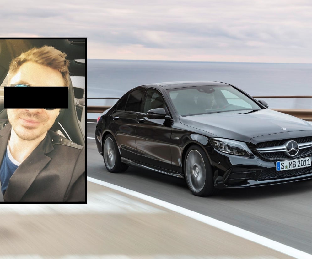 syn Zenka Martyniuka jeździ Mercedesem-AMG C43 4MATIC