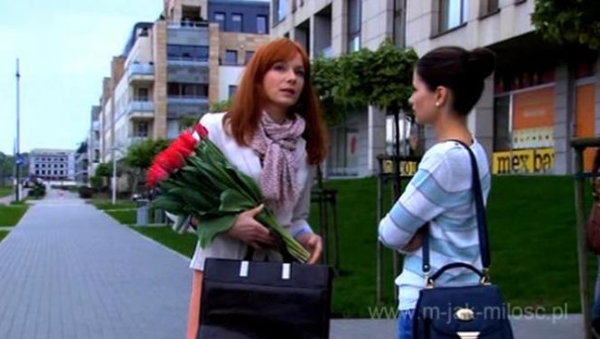 M jak miłość odc. 1006. Kasia (Agnieszka Sienkiewicz), Agnieszka (Magdalena Walach)