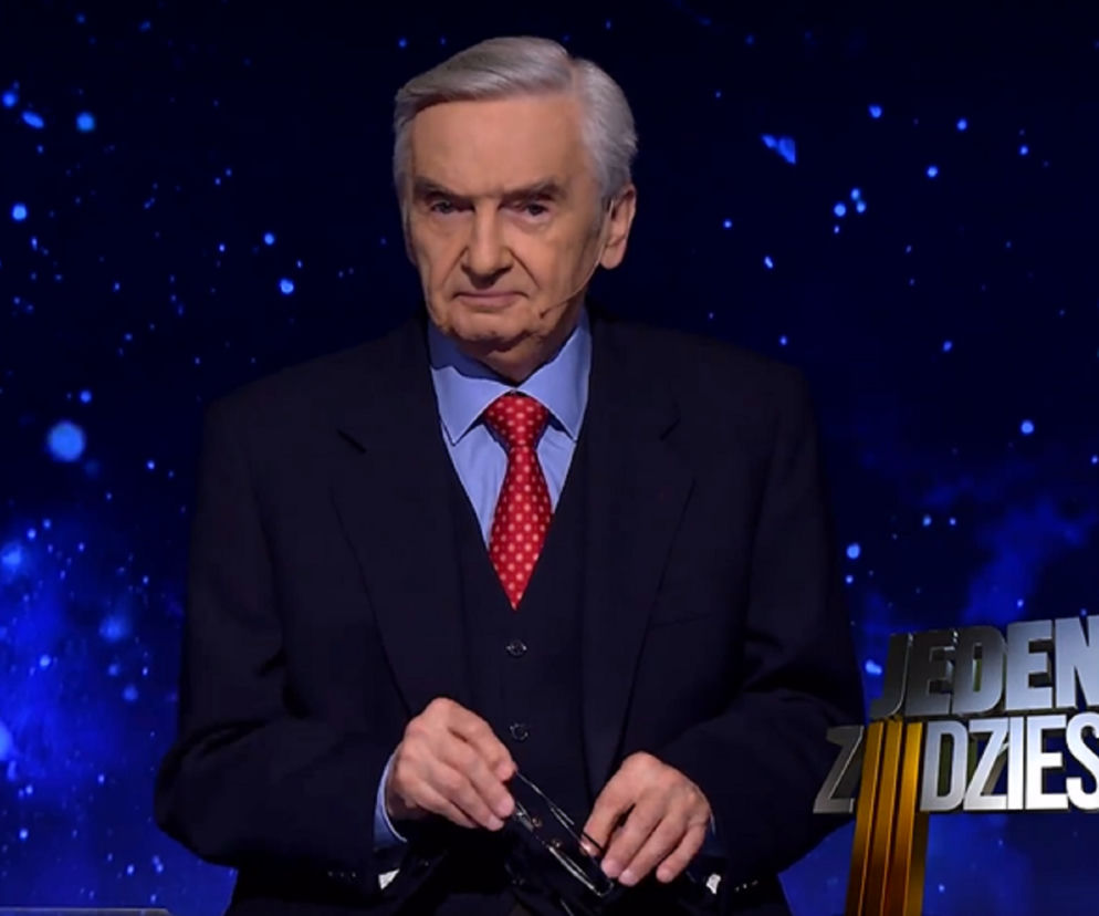 Tadeusz Sznuk - gospodarz teleturnieju Jeden z dziesięciu