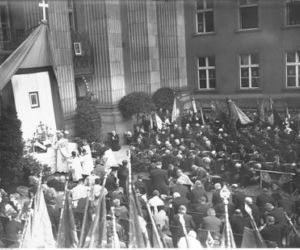 Uroczystości 3 Maja na starych fotografiach. Wielkie defilady i piękne stroje! [ZDJĘCIA]