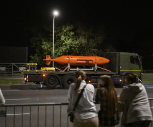 Nocna próba defilady wojskowej w Warszawie