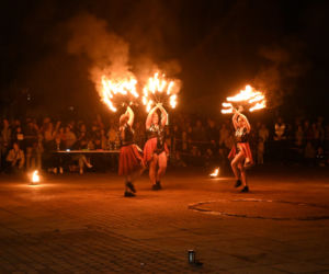 Warmiński Festiwal Ognia i Światła w Biskupcu. Zobaczcie, jak było! [ZDJĘCIA]