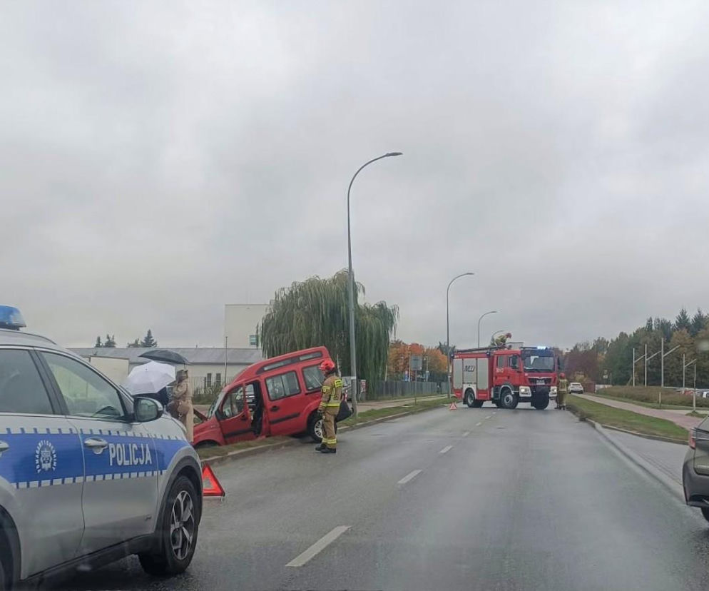 Wypadek przy Parku Wodnym w Siedlcach