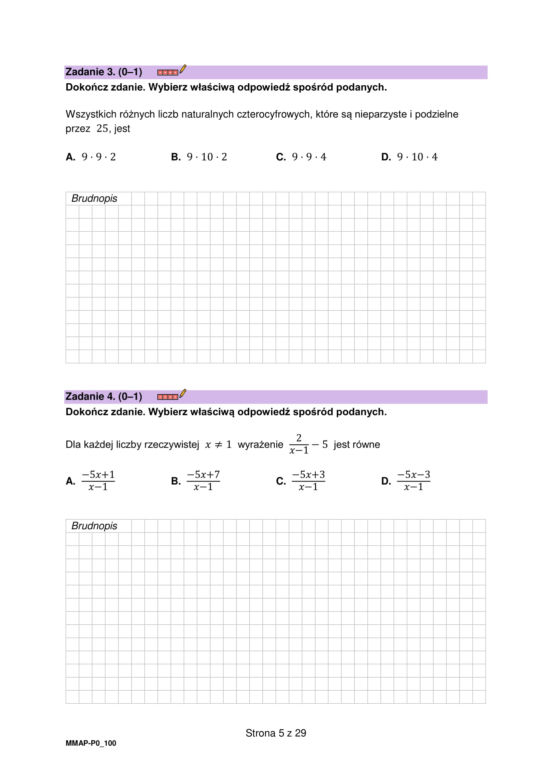 Matura próbna 2023 z matematyki. Arkusze CKE
