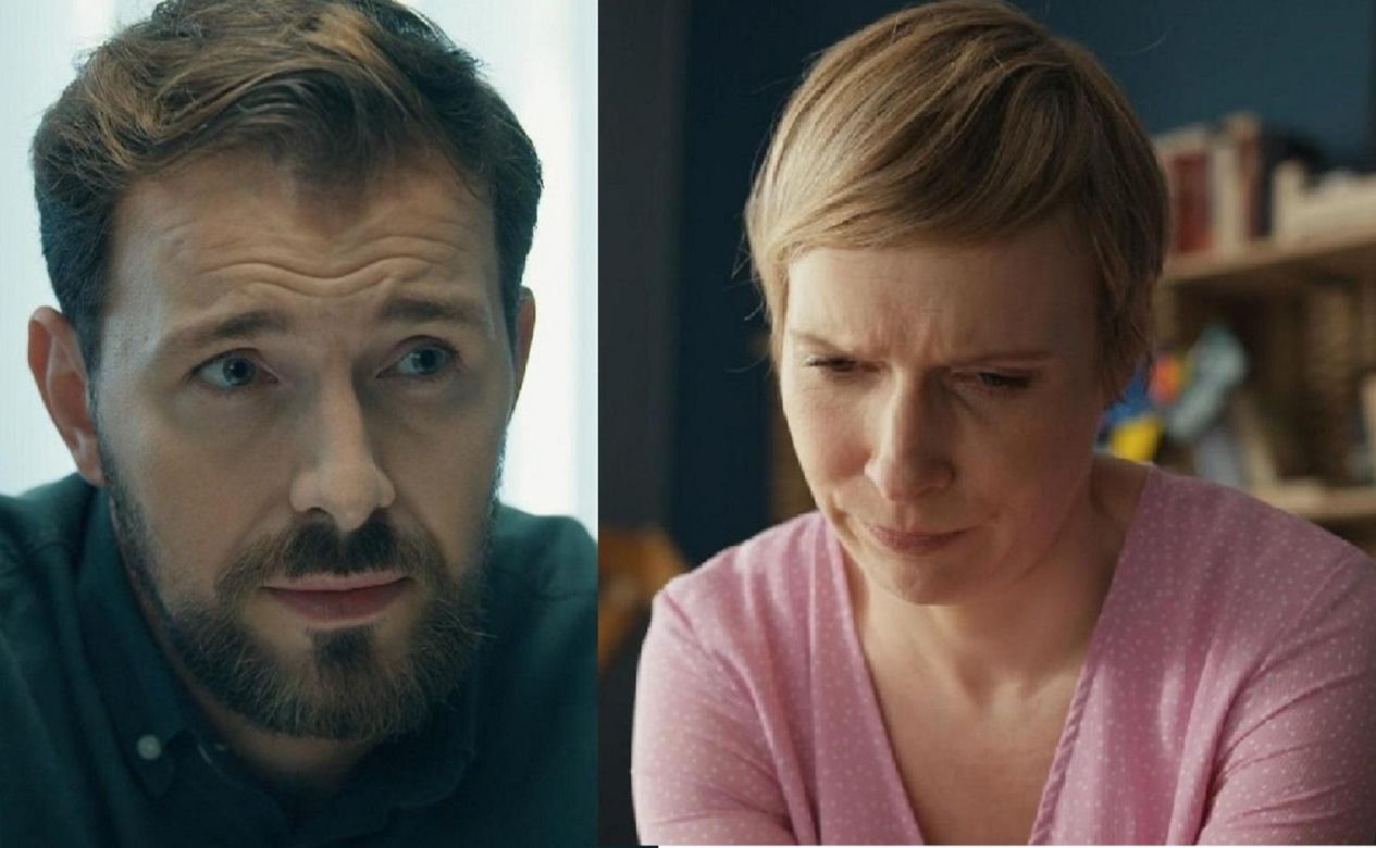 Barwy szczęścia, odcinek 3271. Marcin Kodur (Oskar Stoczyński), Sonia (Weronika Nockowska)