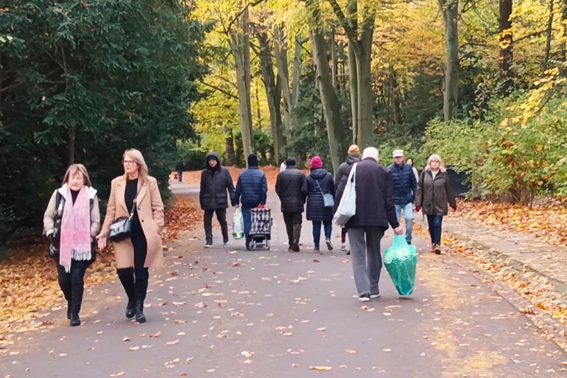 1 listopada na Cmentarzu Centralnym w Szczecinie