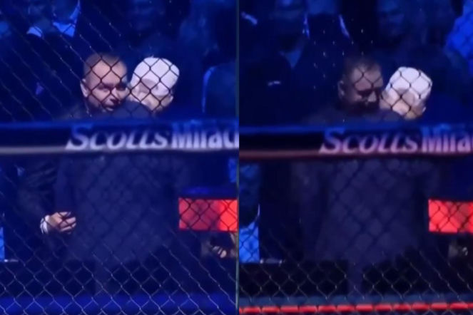Nawrocki i Trump twarzą w twarz. Kamery nagrały ich rozmowę [WIDEO]