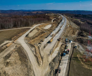 Najwyższa estakada w Polsce powstaje na S19 Babica Jawornik. Na plac budowy prowadzą serpentyny