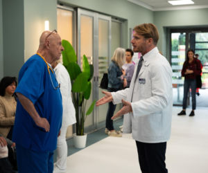 Na dobre i na złe odc. 976. Stefan Tretter (Piotr Garlicki), Maks Beger (Tomasz Ciachorowski)