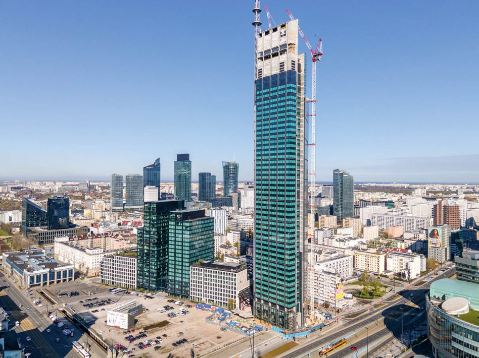 Budowa wieżowca Varso Tower
