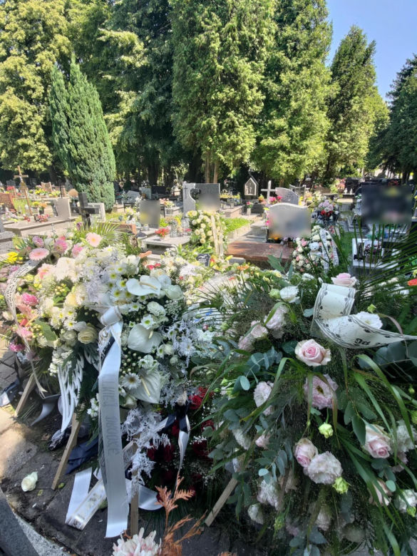 Patrycja i Bruno spoczęli na cmentarzu w Tychach. Widok grobu łamie serce