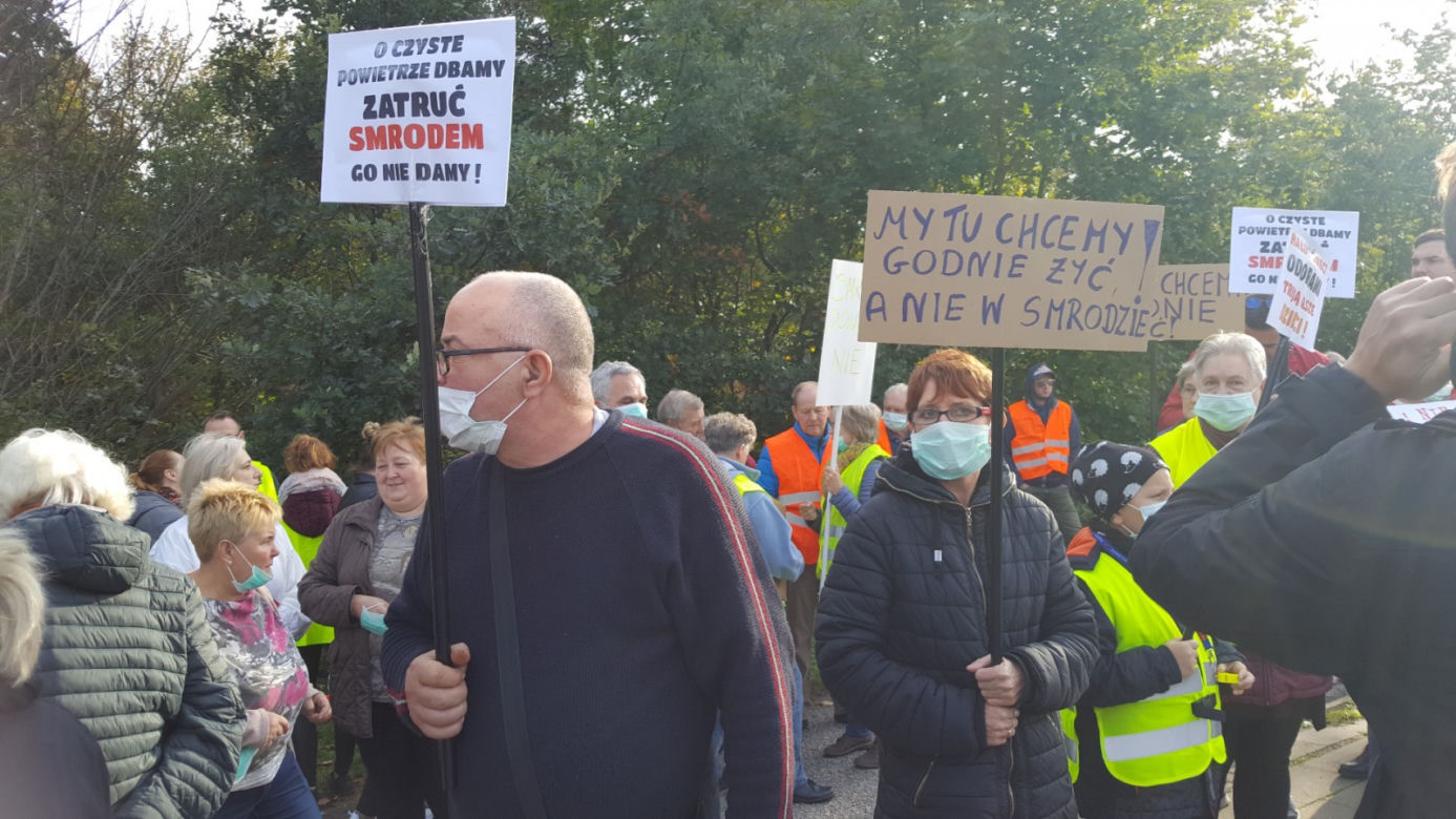 Mieszkańcy Siernieczka zablokowali ul. Fordońską