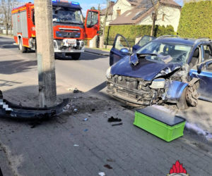 Wypadek na ul. Kniaziewicza w Toruniu
