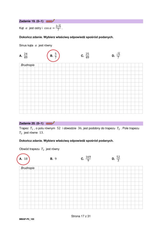 Matura poprawkowa 2023 matematyka formuła 2023