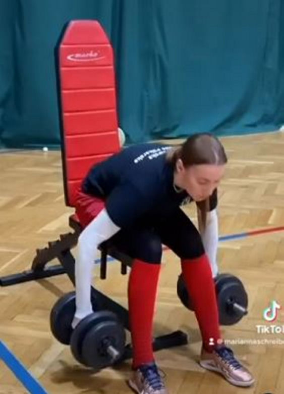 Marianna Schreiber trenuje przed wojskiem