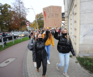 Koszalin: Protest kobiet na ulicach miasta