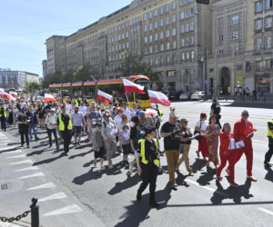Warszawa.  Marsz Konstytucji 3 Maja