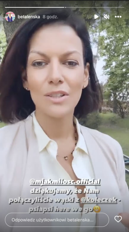 M jak miłość odc. 1739 na planie. Patrycja (Alżbeta Lenska)