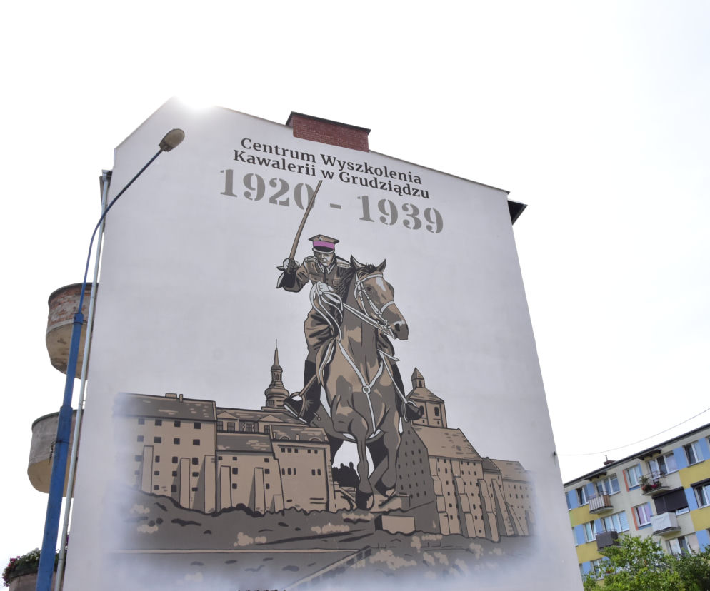 mural grudziadz kawaleria