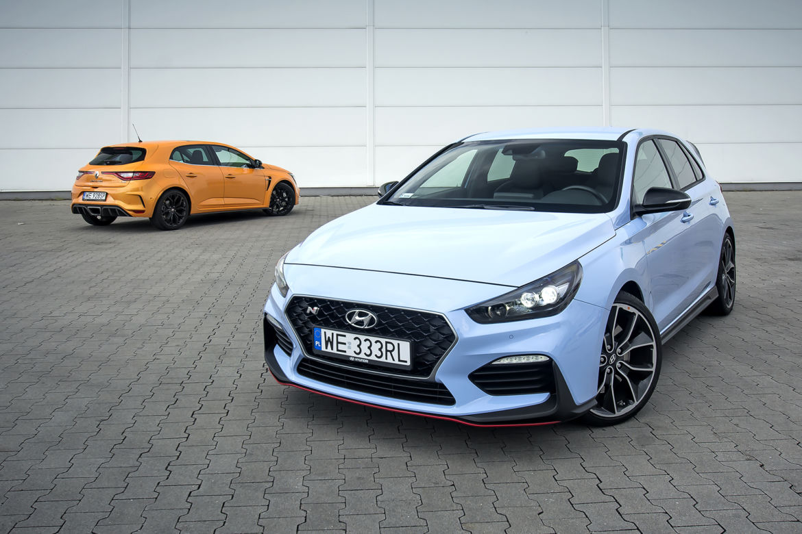 Renault Megane R.S. 1.8 TCe 280 KM EDC vs. Hyundai i30 N Performance 2.0 T-GDI 275 KM