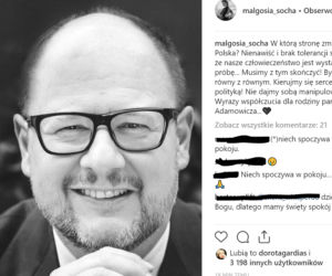 Gwiazdy żegnają Pawła Adamowicza