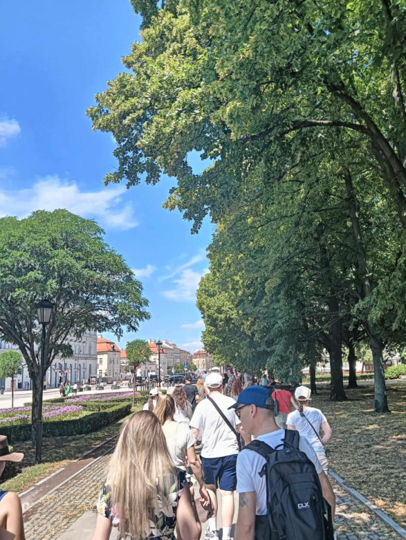 Kawowy ślad w centrum Warszawy