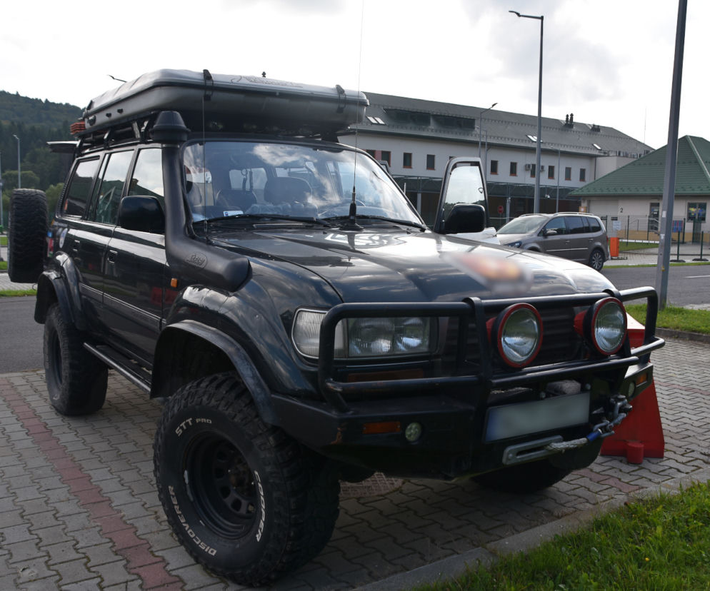 Terenowa Toyota pochodząca z kradzieży