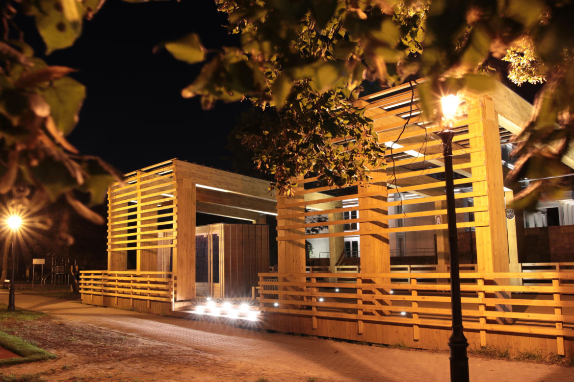 Gogolin Park pokoleń tężnia solankowa
