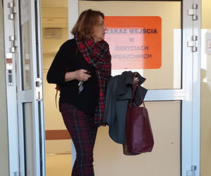 Małgorzata Ostrowska-Królikowska wychodzi ze szpitala