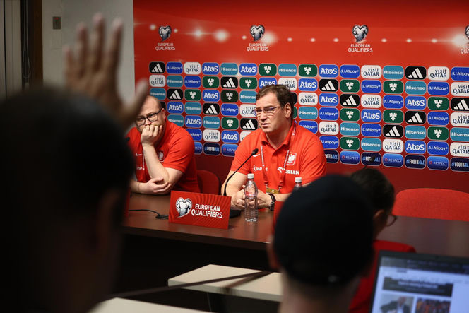 Jan Urban na meczu Malta - Polska