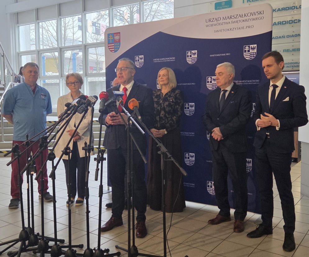 Konferencja prasowa w Świętokrzyskim Centrum Kardiologii