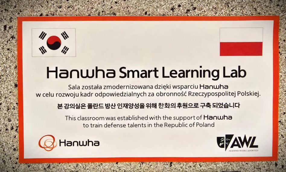 Hanwha Global Challenger Project. Nowoczesne laboratoria i stypendia dla przyszłych oficerów