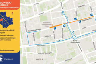 Torowisko przy Muzeum Powstania Warszawskiego do remontu